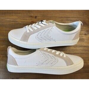 Cariuma Sneakers Mens 10.5 Catiba Off White & Ice Suede Athletic New in Box